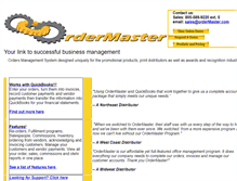 Tablet Screenshot of ordermaster.com